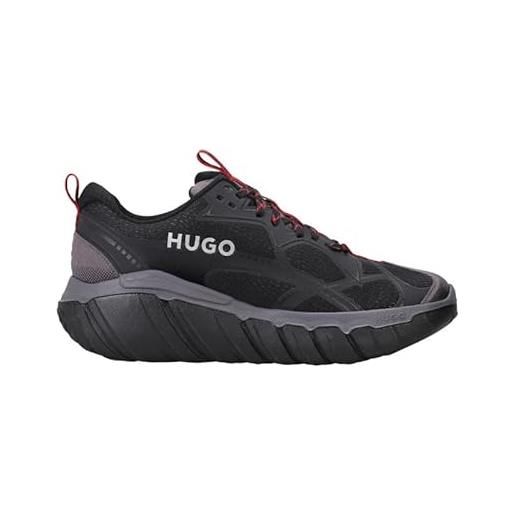 HUGO xeno_runn_rfmx, running uomo, nero, 45 eu