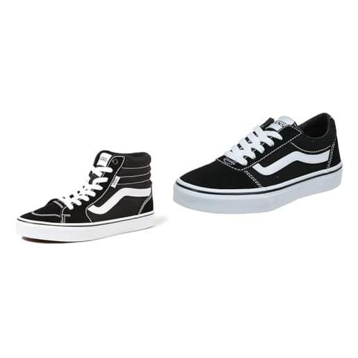 Vans sneaker suede canvas black white 38 eu + scarpe da ginnastica suede canvas black white 38 eu