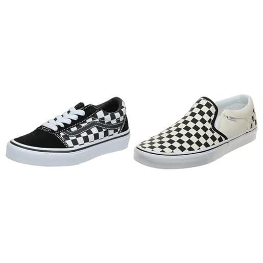 Vans scarpe da ginnastica checkered black true white 38 eu + sneaker checkers black natural 38 eu