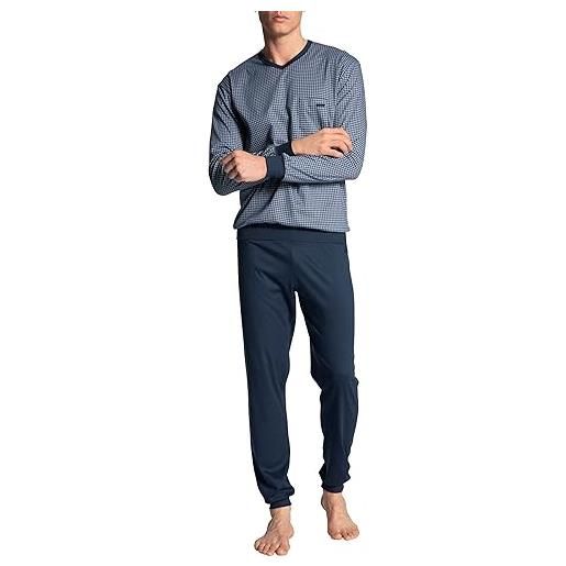Calida relax choice set di pigiama, umore indaco, xxl uomo