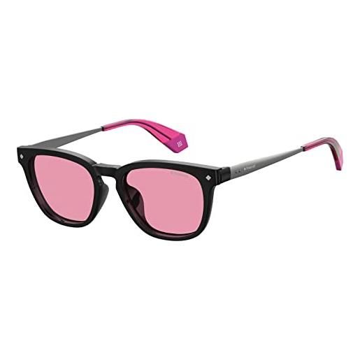 Polaroid pld 6080/g/cs 3h2/0f black pink 50 occhiali, unisex-adulto