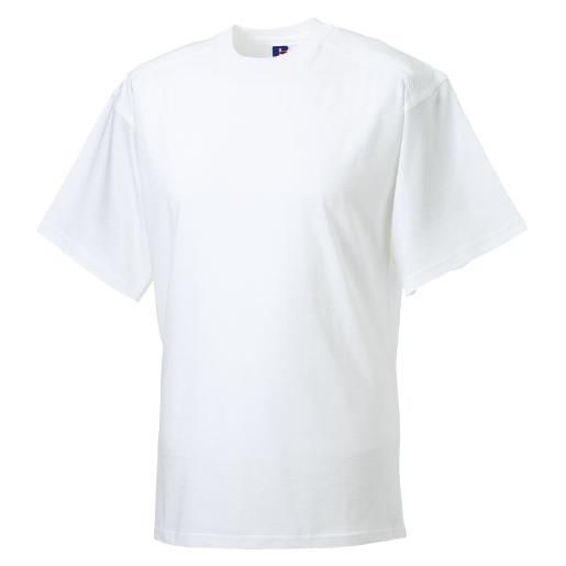 Russell Athletic russell - maglietta classica 100% cotone - uomo (xxl) (bianco)