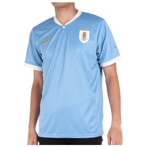 Puma uruguay primera equipación world cup 2022, maglia, silver lake blue, taglia m