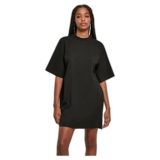 Urban Classics abito da donna in cotone organico pesante oversize casual dress, nero, xxxl