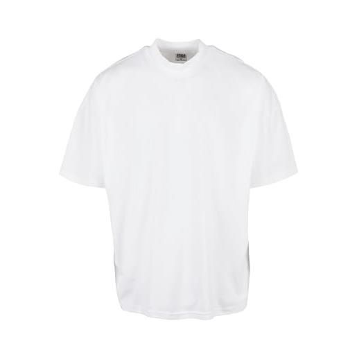 Urban Classics oversized mock neck tee t-shirt, bianco, xxl uomo