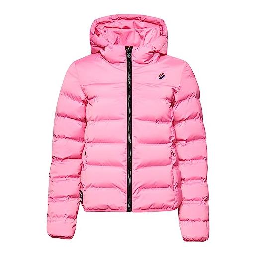 Superdry giacca imbottita termosaldata da donna, vestibilità aderente, design imbottito, rosa marne, 42