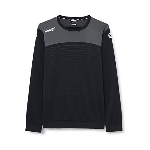 Kempa top da uomo emotion 2.0 training top, uomo, oberbekleidung, 200214901, nero/antracite, l