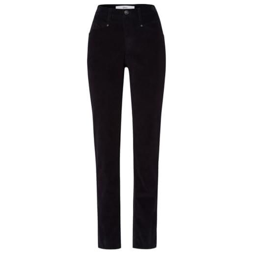 BRAX style mary new corduroy pantaloni, nero, 36w x 32l donna