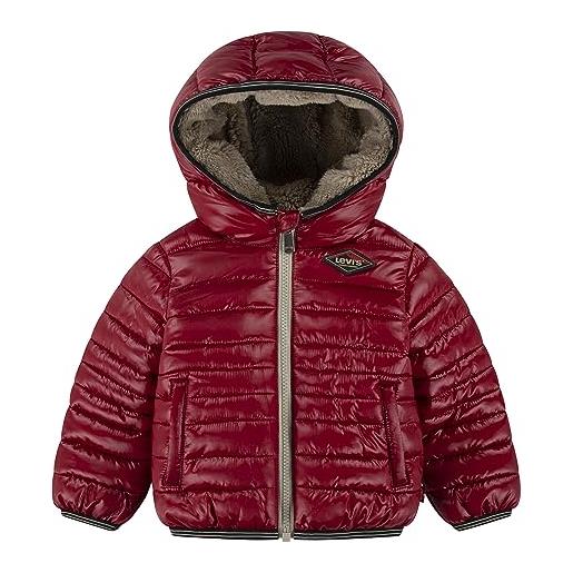 Levi's kids lvb sherpa foderato mdwt puffer j 6ef434 capispalla di peso medio, vestito blues, 18 meses bimbo