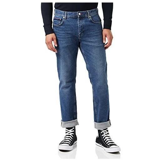 Tommy Hilfiger straight denton str mw0mw28614 pantaloni di jeans, denim (jace indigo), 29w / 34l uomo