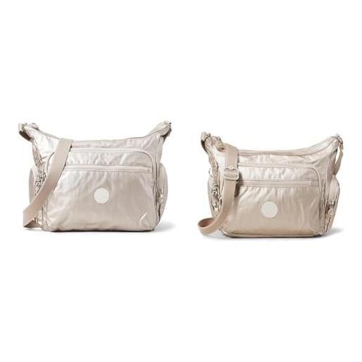 Kipling gabbie, borsa a tracolla, donna, argento (metallic glow), taglia unica gabbie s, borsa a tracolla, donna, argento (metallic glow), taglia unica