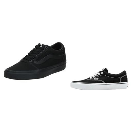 Vans scarpe da ginnastica canvas black black 43 eu + sneaker canvas black white 43 eu