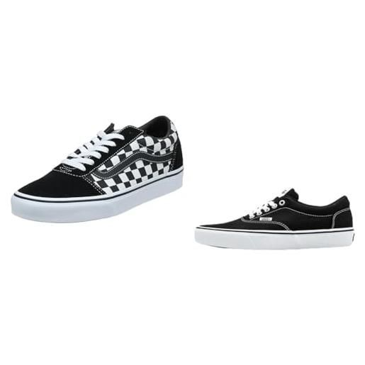 Vans scarpe da ginnastica checkered black true white 43 eu + sneaker canvas black white 43 eu