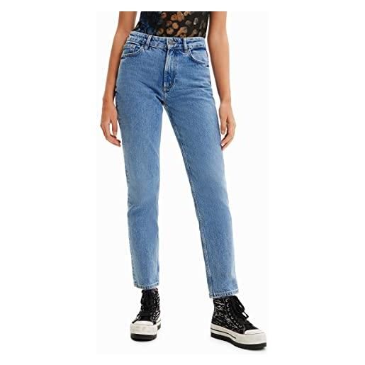 Desigual denim_octubr 5053 pantaloni casual, blu, 68 donna