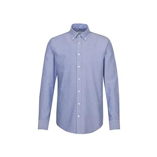 Seidensticker 460982-13 camicia, blu, 38 uomo