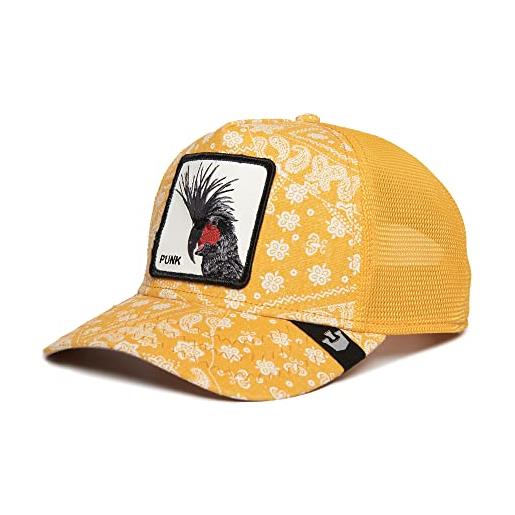 Goorin Bros. the farm, cappello da camionista unisex regolabile, paisley giallo (arco di vernice spray), taglia unica