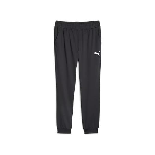 PUMA pantaloni da jogging in polyspan con nastro aderente, maglia uomo, black, xxl