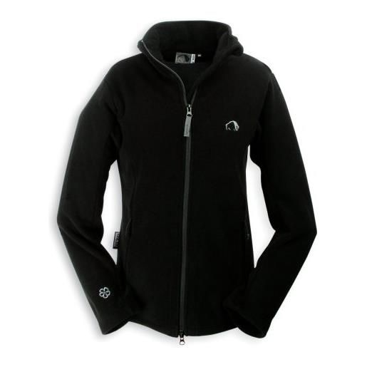 Tatonka essential - giacca in pile da donna anvil jack, taglia 38, colore: nero