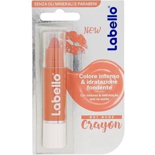 LABELLO crayon lipstick - balsamo labbra colorato n. 01 nude