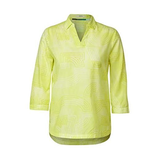 Cecil b343842 blusa lunga, limelight giallo, xl donna