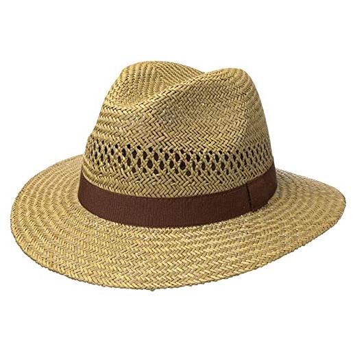 LIPODO classic traveller cappello in paglia cappello da uomo cappello di paglia - natura s 54-55 cm