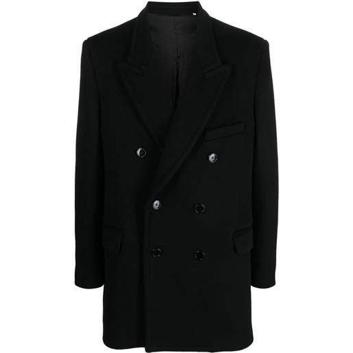 MARANT cappotto doppiopetto midi - nero