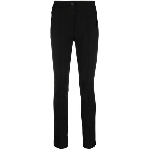 Moncler Grenoble pantaloni con applicazione - nero