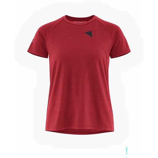 KlÄttermusen fafne short sleeve t-shirt rosso l donna