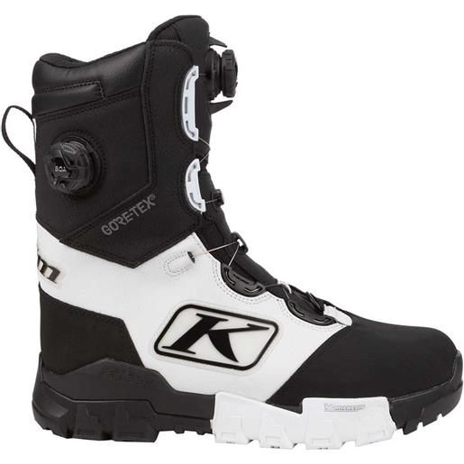 Klim adrenaline pro s goretex boa snow boots bianco, nero eu 44 uomo
