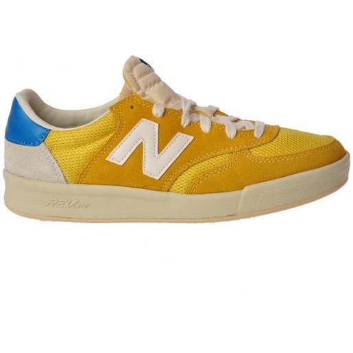 Bresci new balance sneakers con inserto pelle scamosciata crt300ay-revlite-gialloocra