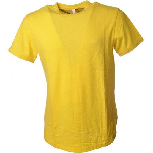 Bresci sun68 t-shirt manica corta t30108-40-giallo/sole