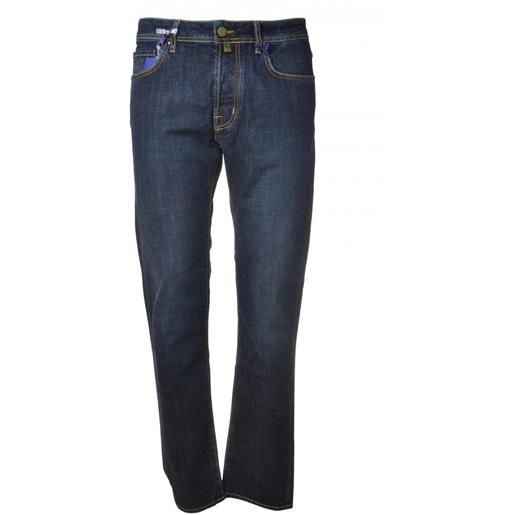 Jacob Cohen jeans cinque tasche vestibilità slim tela stretch lavaggio scuro