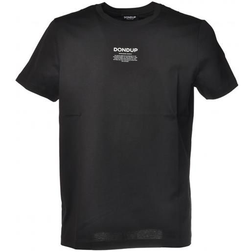 Bresci dondup t-shirt manica corta con scritta davanti us198jf0271uce3-tshirt-999nero