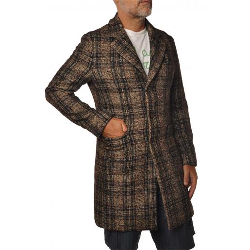 Bob cappotto monopetto modello 3/4 a fantasia game336-cappotto-variante5