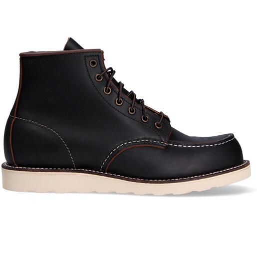 REDWING boot red wing 875 moc-toe pelle nera