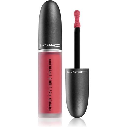MAC Cosmetics powder kiss - liquid lipcolour mac lips liq. L/color p/kiss a little tamed