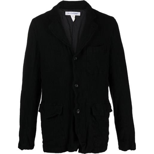 Comme Des Garçons Shirt blazer monopetto - nero