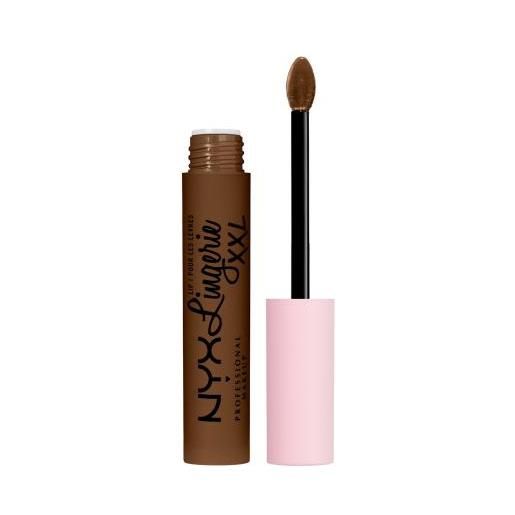 NYX Professional Makeup lip lingerie xxl rossetto liquido opaco a lunga durata 4 ml tonalità 30 goin desnuda