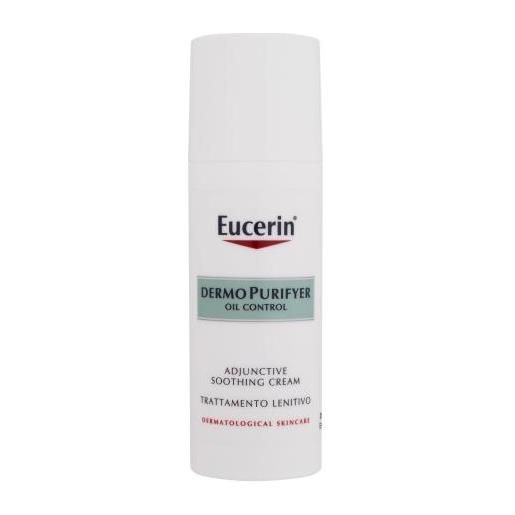 Eucerin dermo. Purifyer oil control adjunctive soothing cream crema lenitiva per la pelle 50 ml per donna