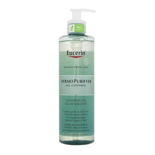 Eucerin dermo. Purifyer oil control cleansing gel gel detergente per pelli acneiche 400 ml per donna