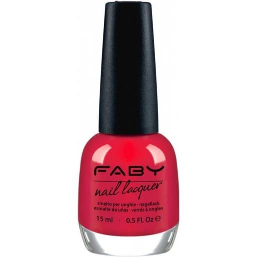FABY nail lacquer - smalto per unghie 15 ml - red reflex