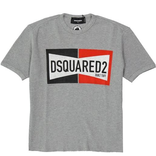 Dsquared2 - maglietta logo bicolore