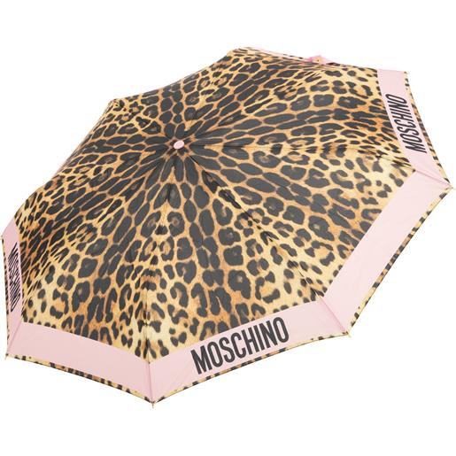 Moschino ombrello openclose leopard