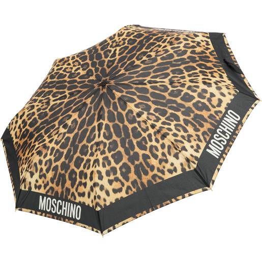 Moschino ombrello openclose leopard