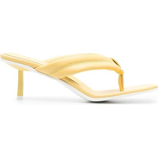 Le Silla sandali aiko con punta quadrata - giallo