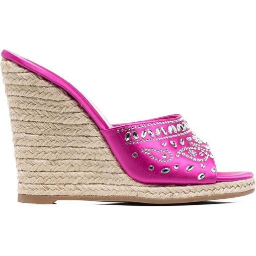 Le Silla sandali con zeppa - rosa