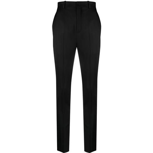Saint Laurent pantaloni a vita alta - nero