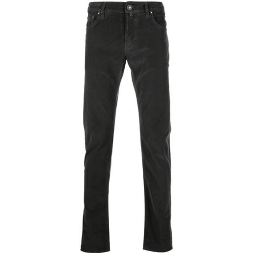 Jacob Cohën jeans skinny con effetto schiarito - grigio