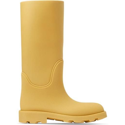 Burberry stivali da pioggia marsh tall - giallo