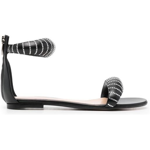 Gianvito Rossi sandali con decorazione - nero